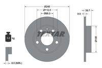 TEXTAR 92106203 Bremsscheibe