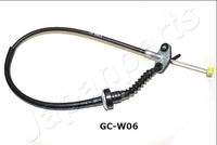 JAPANPARTS GCW06 Seilzug, Kupplungsbetätigung