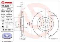 BREMBO 09893311 Bremsscheibe