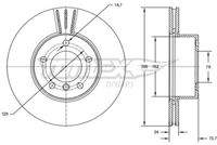TOMEX Brakes TX7254 Bremsscheibe