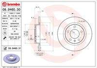 BREMBO 08946031 Bremsscheibe