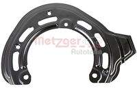 METZGER 6115461 Spritzblech, Bremsscheibe