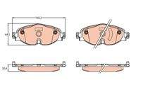 TRW GDB2143 Bremsbelagsatz, Scheibenbremse