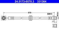 ATE 24517305703 Bremsschlauch