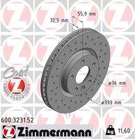 ZIMMERMANN 600323152 Bremsscheibe