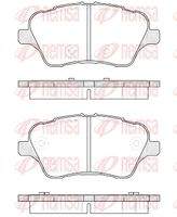 REMSA 151400 Bremsbelagsatz, Scheibenbremse