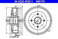 ATE 24022030291 Bremstrommel