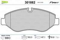VALEO 301882 Bremsbelagsatz, Scheibenbremse