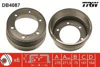 TRW DB4087 Bremstrommel