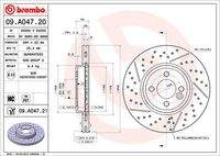 BREMBO 09A04721 Bremsscheibe