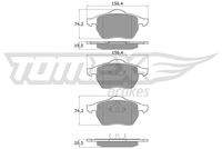 TOMEX Brakes TX1212 Bremsbelagsatz, Scheibenbremse