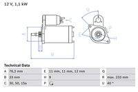 BOSCH 0986018200 Starter