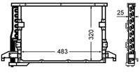 MAHLE AC512000S Kondensator, Klimaanlage