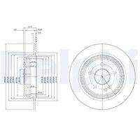 DELPHI BG4063C Bremsscheibe