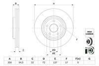 BOSCH 0986479F01 Bremsscheibe