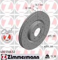 ZIMMERMANN 400556652 Bremsscheibe