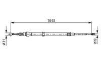 BOSCH 1987482191 Seilzug, Feststellbremse