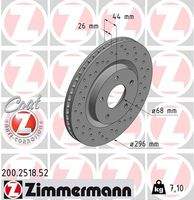 ZIMMERMANN 200251852 Bremsscheibe