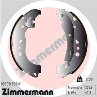 ZIMMERMANN 109901596 Bremsbackensatz