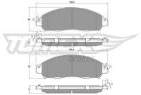 TOMEX Brakes TX1841 Bremsbelagsatz, Scheibenbremse