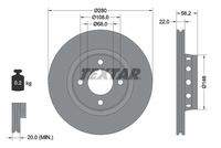 TEXTAR 92060600 Bremsscheibe