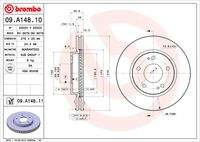 BREMBO 09A14811 Bremsscheibe