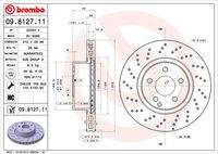 BREMBO 09812711 Bremsscheibe