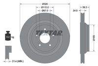 TEXTAR 92160705 Bremsscheibe