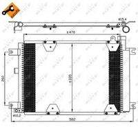 NRF 35580 Kondensator, Klimaanlage