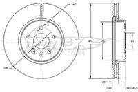 TOMEX Brakes TX7249 Bremsscheibe