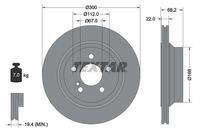 TEXTAR 92115505 Bremsscheibe