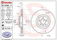 BREMBO 09D76611 Bremsscheibe