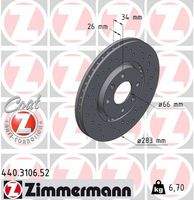 ZIMMERMANN 440310652 Bremsscheibe