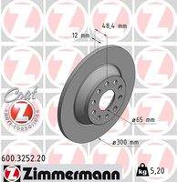 ZIMMERMANN 600325220 Bremsscheibe