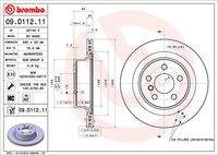 BREMBO 09D11211 Bremsscheibe