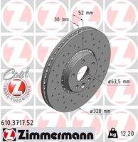 ZIMMERMANN 610371752 Bremsscheibe