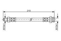 BOSCH 1987476877 Bremsschlauch