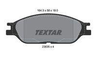 TEXTAR 2363501 Bremsbelagsatz, Scheibenbremse