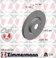 ZIMMERMANN 370440720 Bremsscheibe