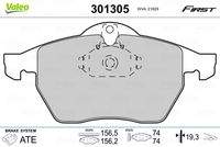 VALEO 301305 Bremsbelagsatz, Scheibenbremse