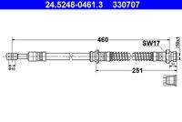 ATE 24524804613 Bremsschlauch