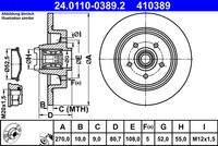 ATE 24011003892 Bremsscheibe
