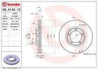 BREMBO 09A14510 Bremsscheibe