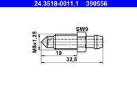 ATE 24351800111 Entlüfterschraube/-ventil