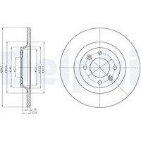 DELPHI BG4322 Bremsscheibe