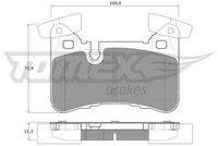 TOMEX Brakes TX1267 Bremsbelagsatz, Scheibenbremse