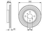 BOSCH 0986479616 Bremsscheibe