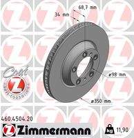ZIMMERMANN 460450420 Bremsscheibe
