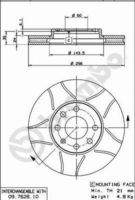 BREMBO 09762875 Bremsscheibe