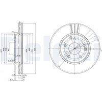DELPHI BG3240C Bremsscheibe
